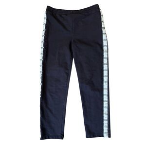 CRUNCH black drawstring sweatpants, size M